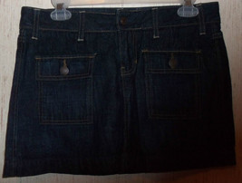 New! Womens 1969 Gap Jeans Limited Edition Dark Blue J EAN Mini Skirt Size 4 - £20.14 GBP