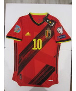 Eden Hazard Belgium Euro Qualifies Match Slim Red Home Soccer Jersey 202... - $1,681.37 MXN