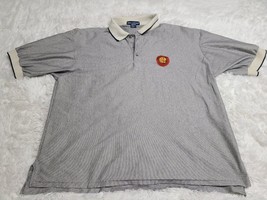 Vintage DRIVE THE DIFFERENCE Safety Road Commission Short Sleeve Polo Sh... - £6.31 GBP