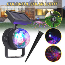 Colorful Solar Led Spot Light Outdoor Garden Landscape Spotlight Lamp Waterproof - £31.96 GBP