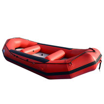 BRIS 13ft Inflatable River Raft 6 Person White Water Rescue Raft FloatingTubes image 3