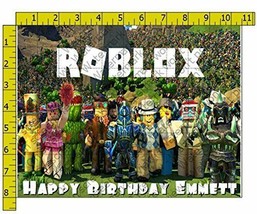 Rblox Frosting Image 1/4 sheet Cake Topper - £11.10 GBP