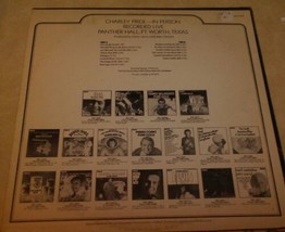 Original Vintage Vinyl Record 33 RPM Classic Charley Pride In Person 1969 - £20.03 GBP