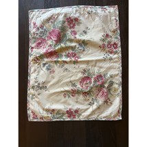 Vintage Ralph Lauren Chaps Waiscott Floral Plaid Standard Pillow Sham - $33.66