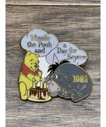 Classic Disney WDW Winnie the Pooh and a Day for Eeyore 1983 Trading Pin... - $19.80