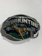 Vintage 1987 BOW HUNTING Belt Buckle Enamel Made in the USA  by Siskiyou Co. - $19.39