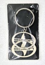 SCION Keychain Pewter Oval Metal Key Ring Fob In Package - $129.63 MXN
