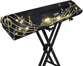 Piano Keyboard Dust Cover,61/88 Key Keyboard Cover with Adjustable Stretchable E - £20.29 GBP