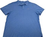 Vineyard Vines Knit Polo Golf Shirt Men&#39;s XL Stretch Short Sleeve Blue - £19.56 GBP