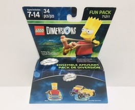 New- LEGO Dimensions The Simpsons Bart Fun Pack, Never Opened, Sealed Box 71211 - £22.81 GBP
