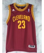 Cleveland Cavaliers NBA Licensed Jersey #23 James Maroon &amp; Gold Youth XL - £9.37 GBP