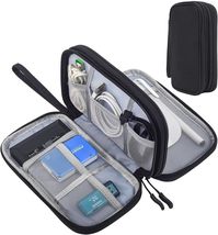 Electronics Accessories Organizer Pouch Bag, Travel Universal - £21.57 GBP