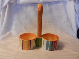 Muy Caliente Noble Excellence Earthenware Caddy for 2 bottles - $30.00