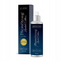 PheroStrong Limited Edition Men Massage Oil Pheromones Excite Women Sexual Attra - £31.48 GBP