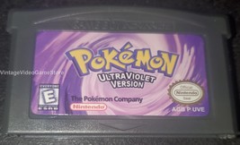 Pokemon UltraViolet GBA Game Cartridge Rare GameBoy Advance Custom ROM Video Gam - £12.53 GBP