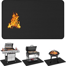 60 X 40 Inch Under Grill Mats For Outdoor Grill, Double-Sided Fireproof ... - $35.96