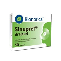 Sinupret, 50 tbs, Acute and Chronic Inflammation of the Paranasal Sinuses - OTC - £15.94 GBP