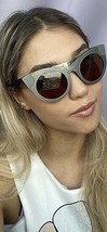 New WILL.I.AM WA 500S05 48mm Cats Eye Gray Women&#39;s Sunglasses  - £54.85 GBP