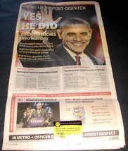2008 Nov 5 St. Louis Post Dispatch Newspaper Barack Obama 1st Black Pres... - $12.59