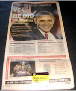 2008 Nov 5 St. Louis Post Dispatch Newspaper Barack Obama 1st Black Pres... - $12.59