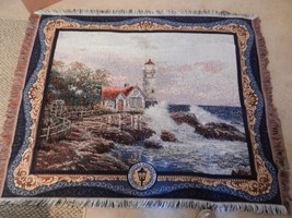 Thomas Kinkade Painter of Light Tapestry Blanket, Throw Rug 49&quot; x 61&quot; (M) - £80.12 GBP