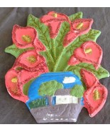 Cute Hand Crafted Ceramic Wall Decor Plate - GDC - CUTE GLITTERY DISPLAY... - $27.15 CAD