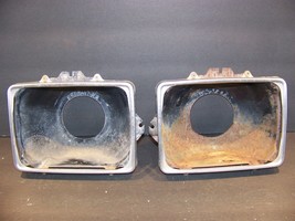 1986 Ford Econoline Headlight Buckets & Rings Oem #E69B-37-AA E69B-47-AA - $89.99