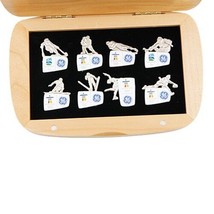 Set of 8 2010 Vancouver GE Sponsor Paralympic Pins with Original Case - £140.82 GBP