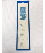 NEW Showgard Stamp Mounts size #41 dark background black 15 strips Vintage - $151.59 MXN
