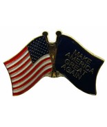 Pack of 3 USA &amp; Trump Make America Great Again Blue Bike Hat Cap lapel Pin - £7.44 GBP