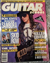 Vtg Guitar School Magazine - November 1989 - Richie Sambora, Skid Row, The Who - £13.43 GBP