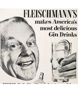 1950 Fleischmann Distilled Dry Gin Advertisement Peekskill Distillery Li... - $34.16 CAD