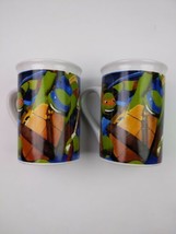 Pair of Teenage Mutant Ninja Turtles Coffee Mugs Tea Cups TMNT 2014 Viac... - £15.13 GBP