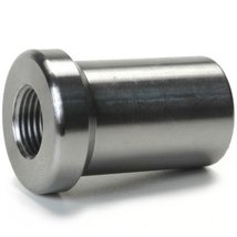 Weld in Steel Step Race Bung 3/8 Inch Left Hand Thread into 1.0 Inch OD ... - $16.00+