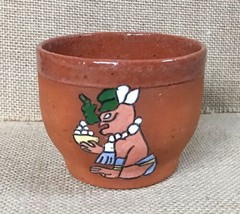 El Salvador Art Pottery Small Terracotta Weirdo Eclectic Wild Hare Mug Cup - $17.82