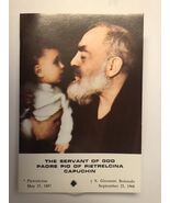 Padre Pio Prayer &amp; Efficacious Novena Folder + 3rd Class Relic, New From... - $274.00 MXN