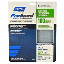 9&quot; x 11&quot; Norton 02620 ProSand Sanding Sheet 100-Grit Handy-Pack - €15,33 EUR