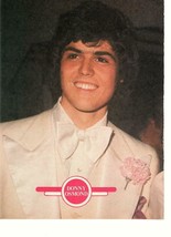 Donny Osmond teen magazine pinup clipping 70&#39;s Teen Beat The Osmonds - £2.34 GBP