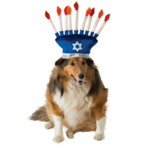 Rubies Menorah Hat for Hanukkah Festival of Lights for Dogs or Cats to C... - $12.99