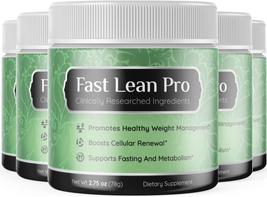 5 Pack - Fast Lean Pro - Weight Management Support Supplement Shake Powder - $179.87