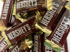 Hersheys Milk Chocolate Almond Candy Snack Size, Bulk Value PRICE-PICK Yours Now - £13.53 GBP+
