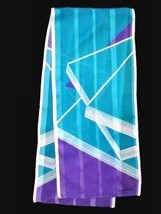 VTG Denise Francelle Paris Womens Scarf Vintage Abstract Print Designer ... - $23.76