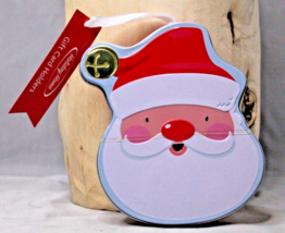 Santa Tin Gift Card Holder Holiday Home Tree Ornament Christmas To From - £3.88 GBP