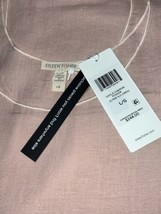 LG Eileen Fisher Organic Handkerchief Linen Powder Pink Tank Dress W/Sli... - £78.62 GBP