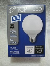 TCP 40 Watt LED Replacement Decorative GLOBE Bulb Using Only 4 Watts-Soft White! - £9.57 GBP