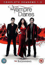 The Vampire Diaries: Complete Seasons 1-3 DVD (2012) Nina Dobrev Cert 15 15 Pre- - £14.89 GBP