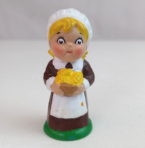 Vintage 1985 Campbell&#39;s Soup Kids Thanksgiving Pilgrim Girl 2.5&quot; Mini Fi... - £4.64 GBP