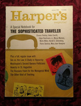 Harper&#39;s January 1965 Harold Schonberg Merle Miller - £5.87 GBP