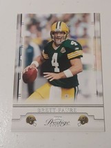 Brett Favre Green Bay Packers 2008 Playoff Prestige Card #35 - £0.76 GBP