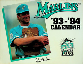 Florida Marlins &#39;93-&#39;94 Calendar for Team&#39;s Inaugural Year - Pre-Owned - £8.27 GBP